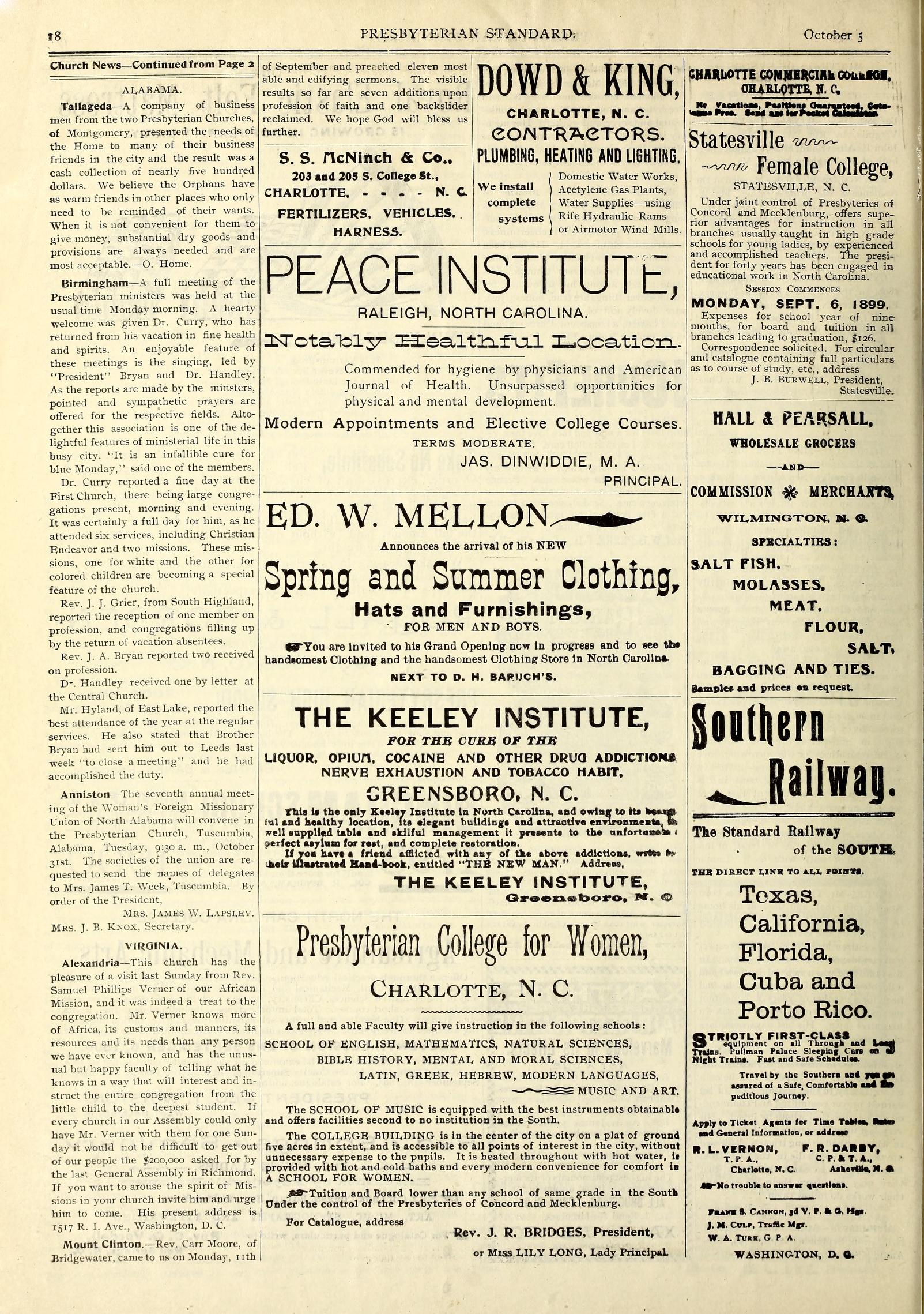 Meeting Birmingham Presbyterian Ministers